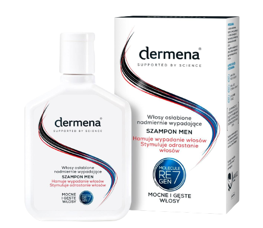 preparat na łysienie  Dermena Men szampon zapobiegający wypadaniu włosów 200 ml